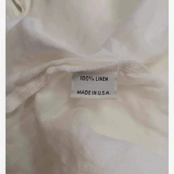 Bryn Walker 100% Linen White Tunic Top Size Small - Picture 9 of 12